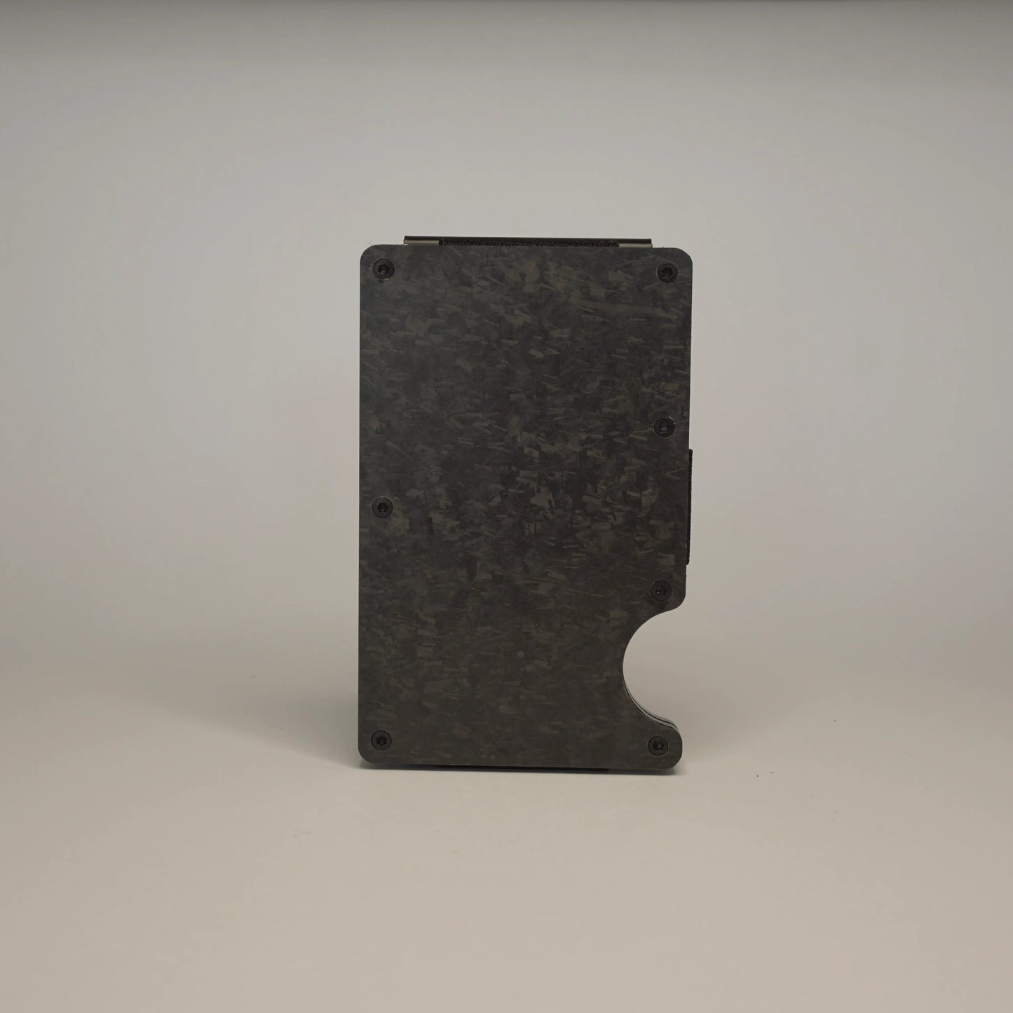 AVERX Forged Carbon Wallet lightweight EDC carry detail angle