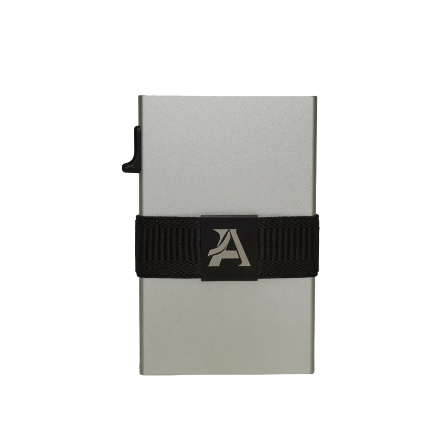 AVERX Aluminum Card Wallet black matte finish side edge profile