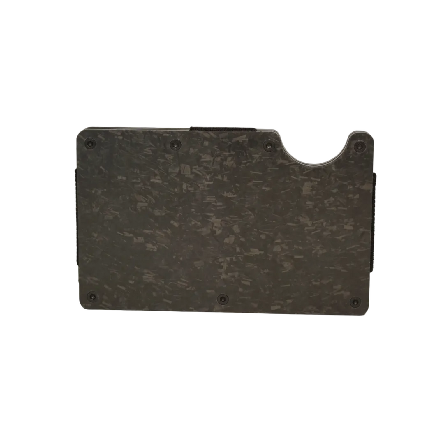AVERX Forged Carbon Wallet matte black slim card stack profile