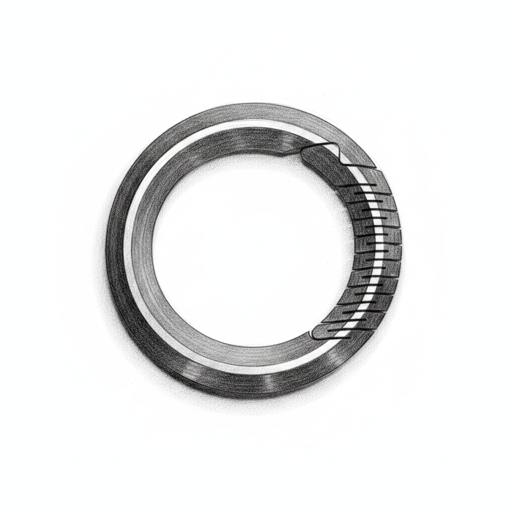 AVERX Titanium Keyring EDC key carry overhead flat lay