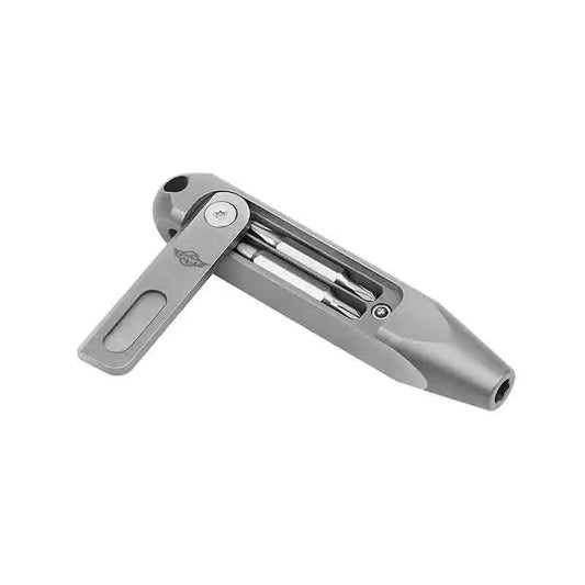 AVERX Titanium Titan Screwdriver blue anodised precision tip front