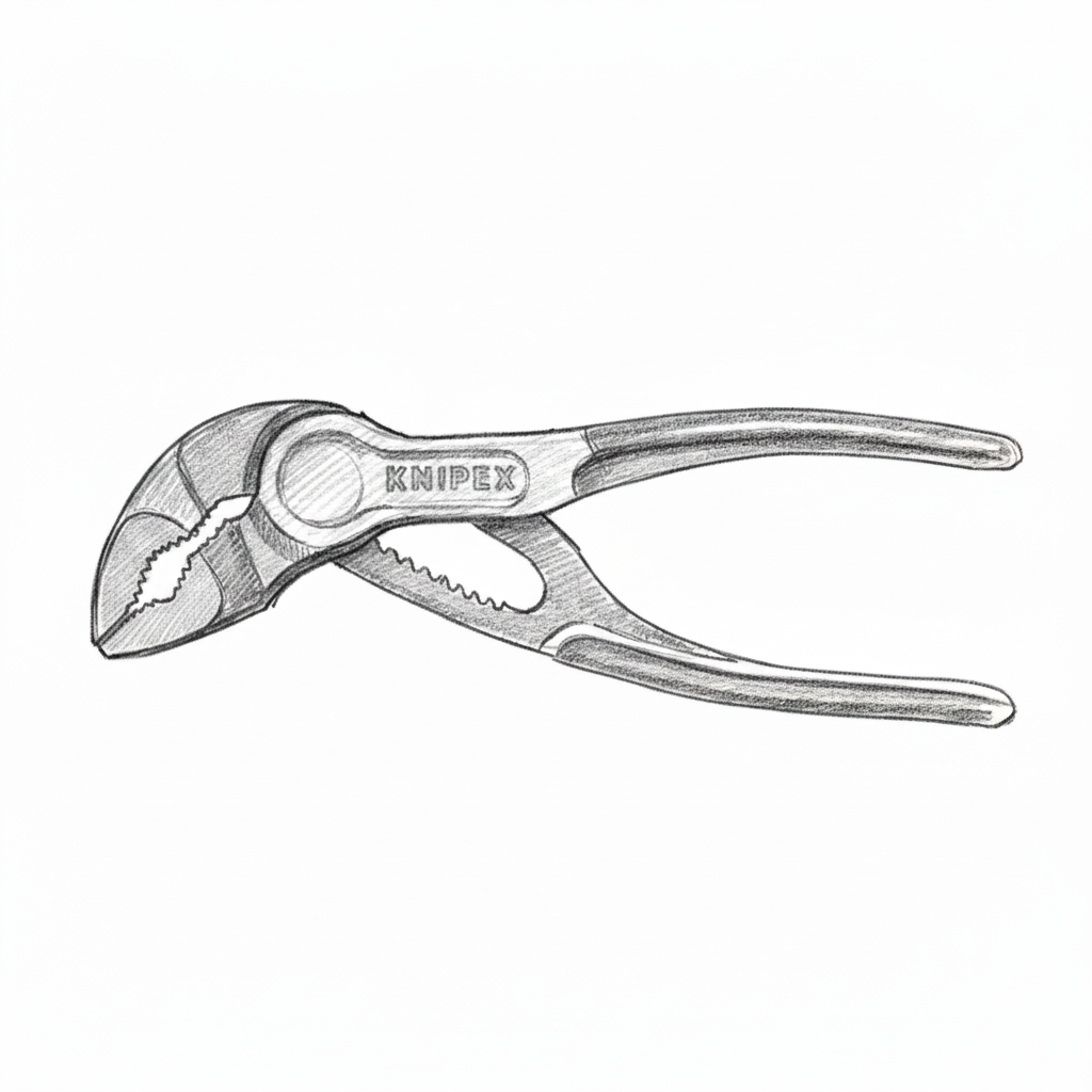 AVERX Chrome Vanadium Knipex Cobra XS EDC carry size overhead