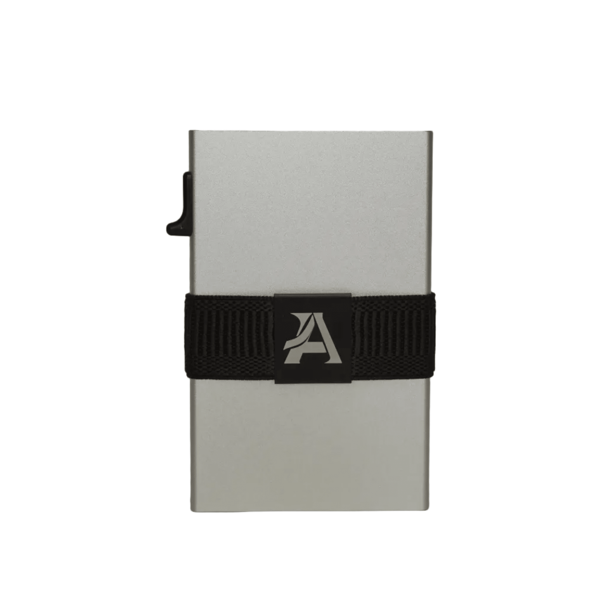 THE ALUMINUM CARD WALLET - AVERX GearAVERX Aluminum Card Wallet black matte finish side edge profileAVERX GearBlack