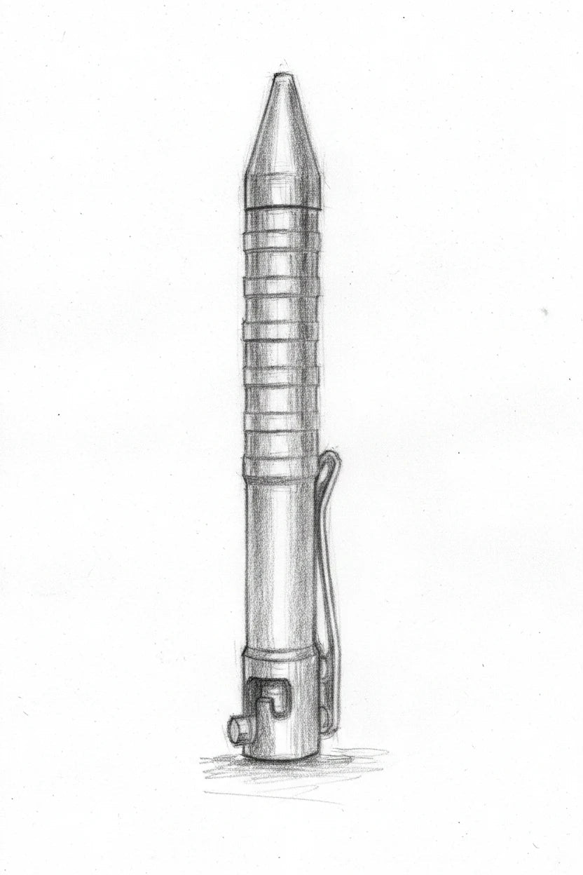THE APEX Titanium Bolt Action Pen - AVERX GearTHE APEX Titanium Bolt Action PenAVERX Gear