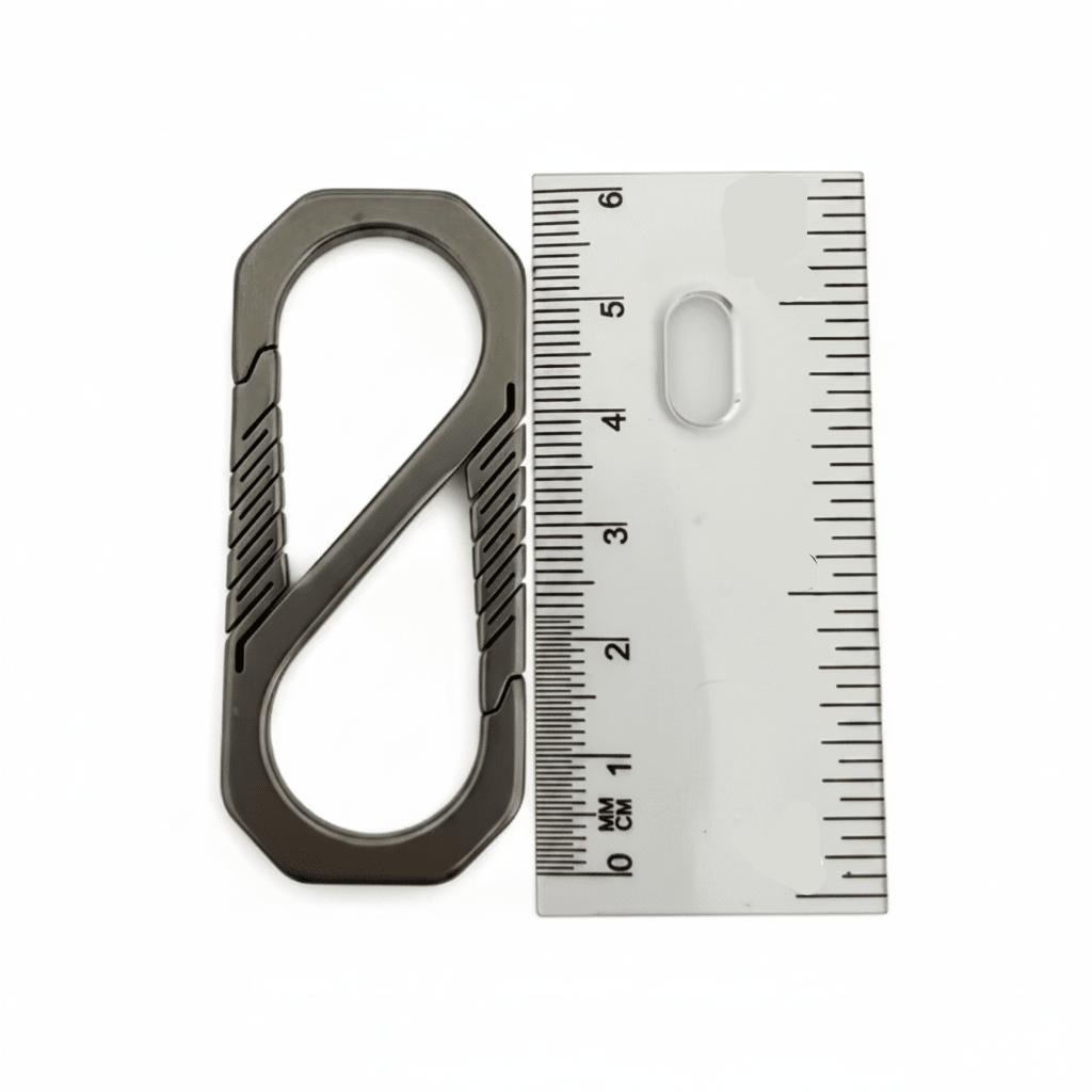 THE TITANIUM CB - AVERX GearAVERX Titanium CB lightweight keychain clip side profileAVERX Gear