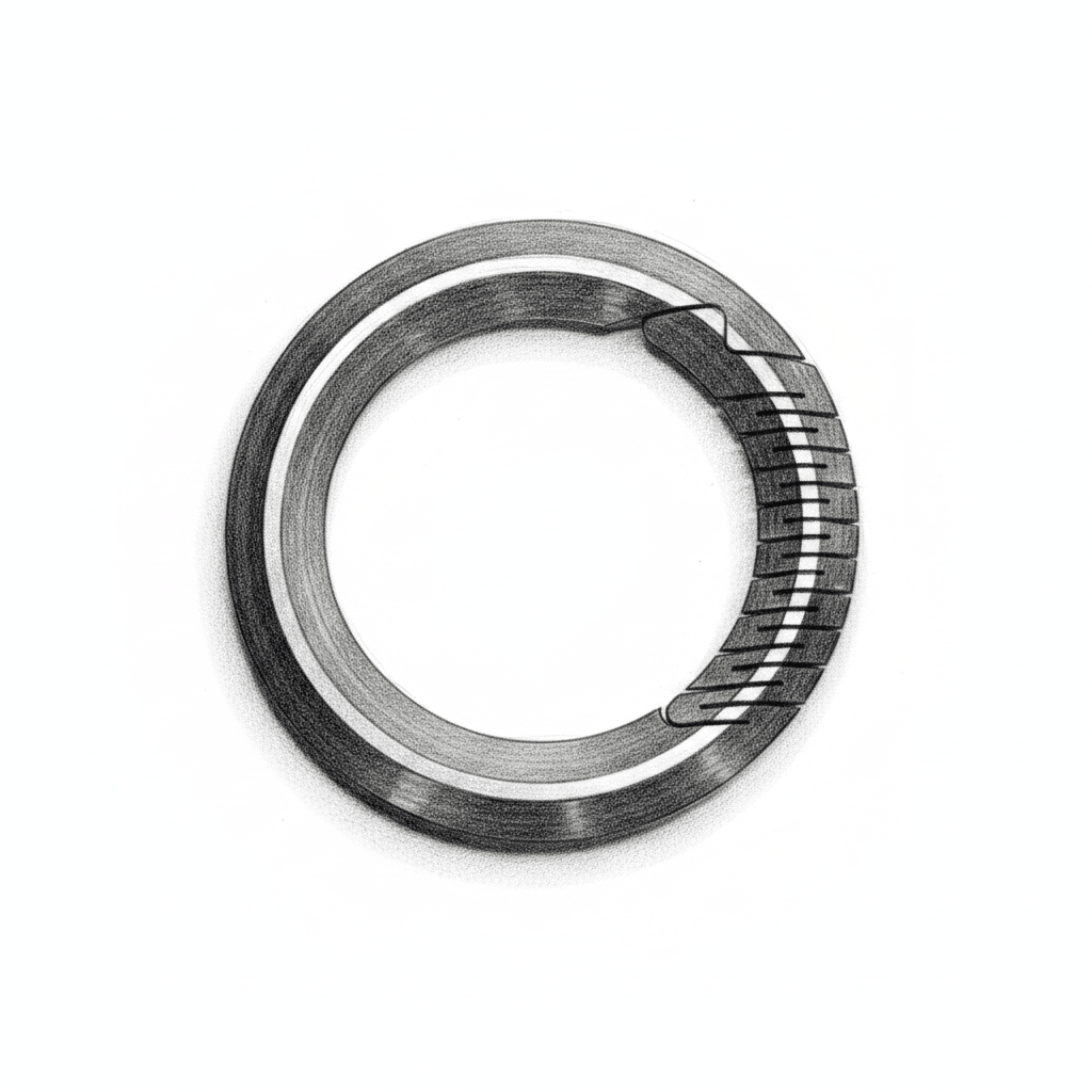 THE TITANIUM KEYRING - AVERX GearAVERX Titanium Keyring EDC key carry overhead flat layAVERX Gear